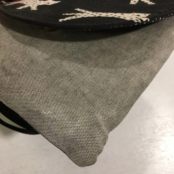 Kitty Cat Crossbody purse Festival Bag Black Handmade Travel Art - Picture 10 of 10